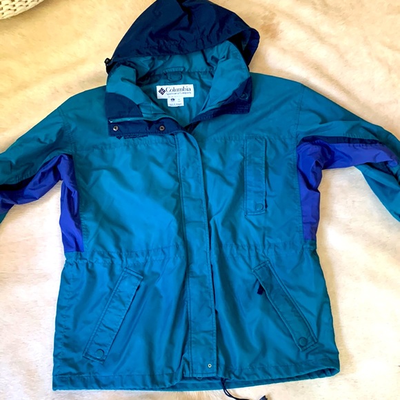 Vintage 90s COLUMBIA Sportswear Co. “Long’s Peak” SNOWBOARD / SKI Jacket Shell - Picture 1 of 16